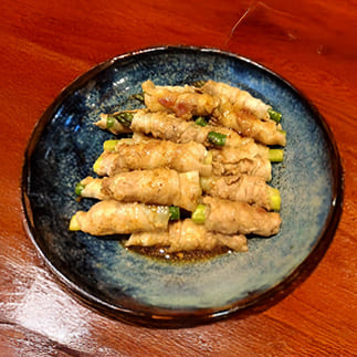 アスパラの豚肉巻き