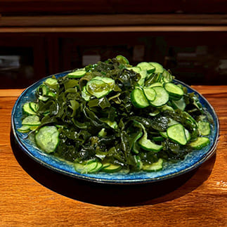 ワカメとキュウリの酢の物